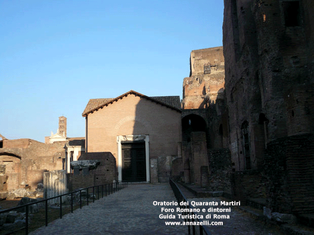 oratorio dei quaranta martiri foro romano e dintorni roma
