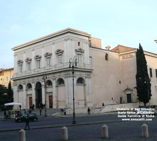 oratorio di san silvestro scala santa lateano rione monti roma