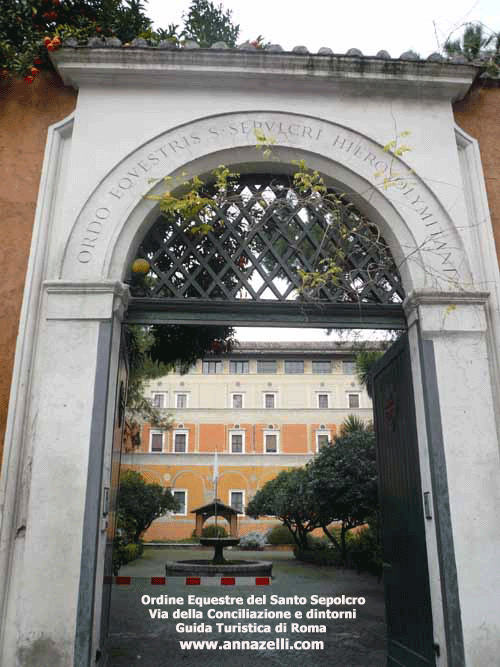 ordine equestre del santo sepolcro via della conciliazione e dintorni roma