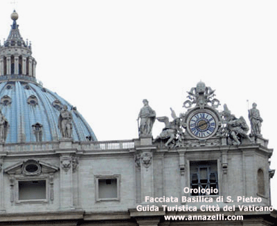 orologi alla basilica di san pietro in vaticano (roma)