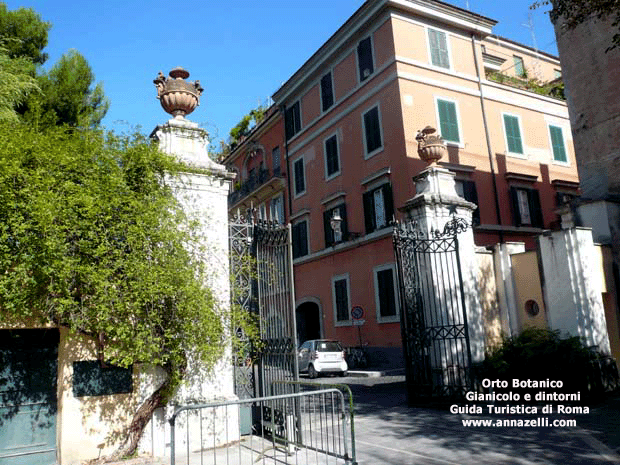 orto botanico gianicolo e dintorni roma