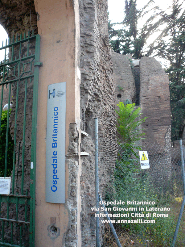 ospedale britannico via santo stefano rotondo roma