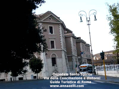 ospedale santo spirito via della conciliazione e dintorni roma