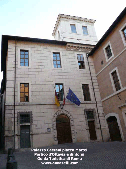 palazzo caetani lovaletti zona portico d'ottavia roma