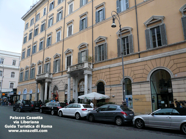 palazzo cassetta via liberiana roma