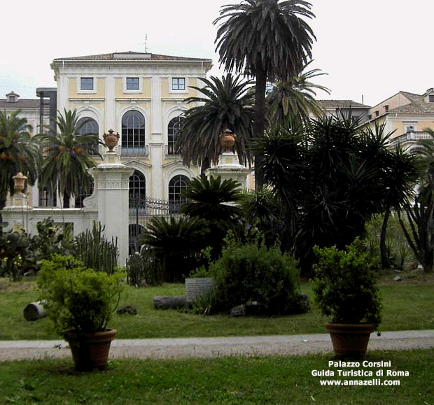 palazzo corsini alla lungara gianicolo e dintorni roma