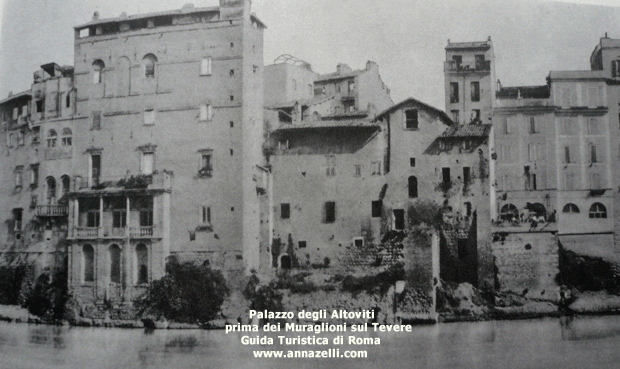 palazzo degli altoviti foto d'epoca roma