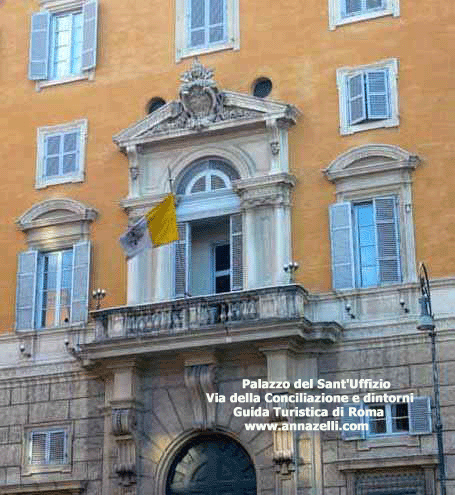palazzo del sant'uffizio via della conciliazione e dintorni roma
