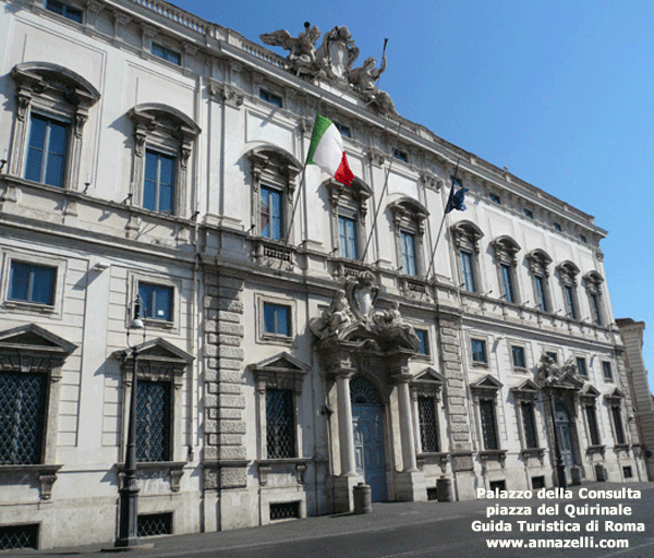 palazzo della consulta piazza del quirinale roma