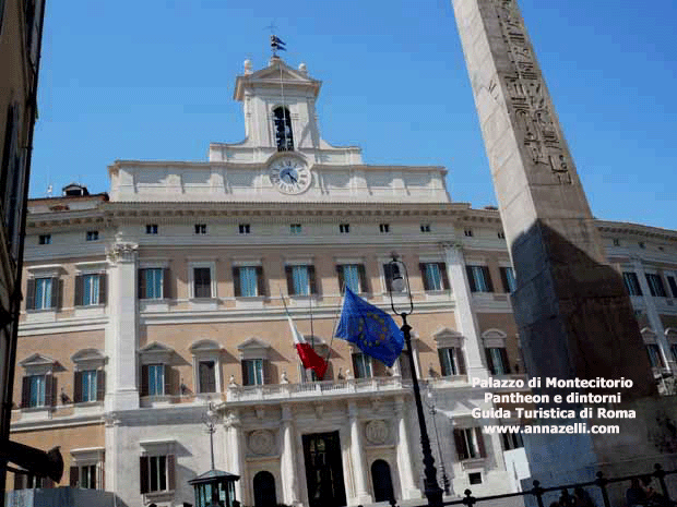 palazzo montecitorio pantheon e dintorni roma