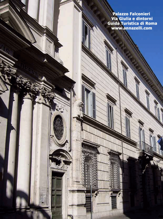 palazzo falconieri via giulia e dintorni roma