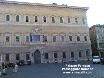 palazzo farnese passeggiate romane