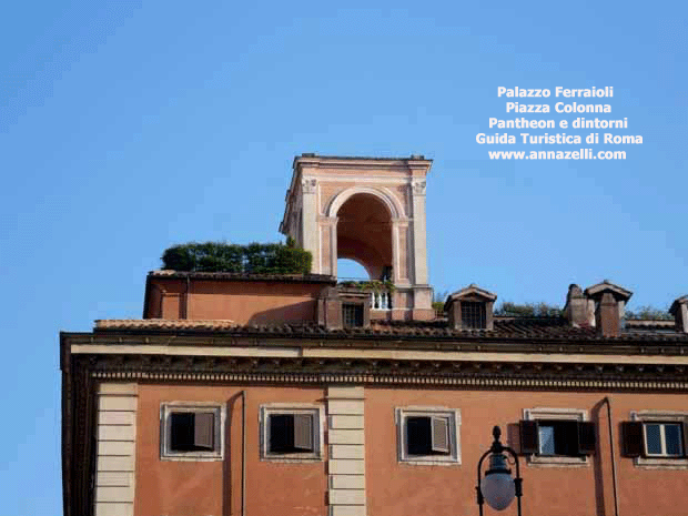 palazzo ferraioli piazza colonna pantheon e dintorni roma