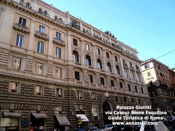 palazzo giolitti, via cavour, roma