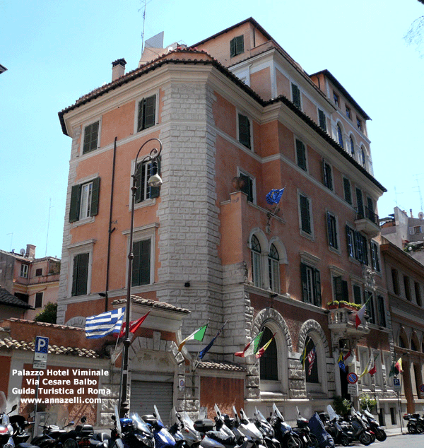 palazzo hotel viminale via cesare balbo roma