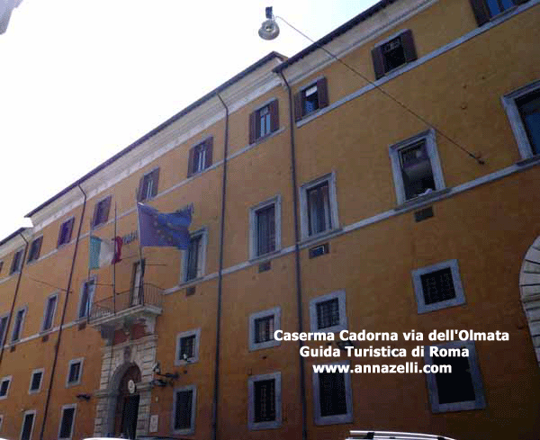caserma cadorna via dell'olmata roma