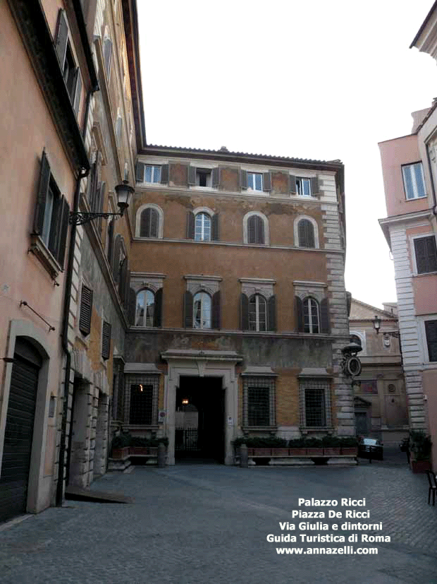 palazzo ricco piazza de ricci via giulia e dintorni roma