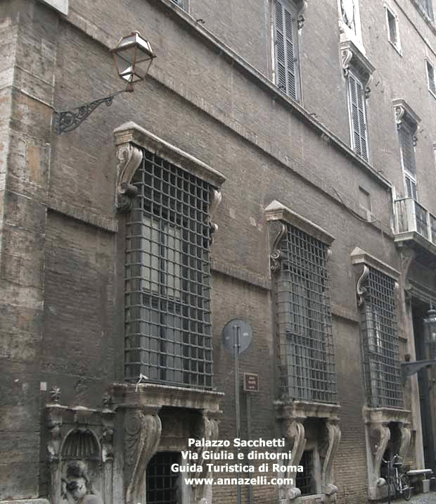 palazzo sacchetti via giulia e dintorni roma