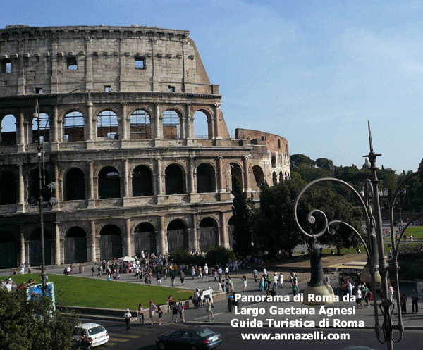 panorama di roma da largo gaetana agnesi vedute di roma