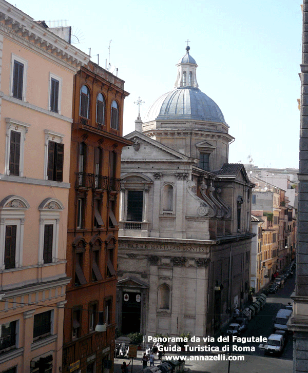panorama di roma da via del fagutale vedute di roma