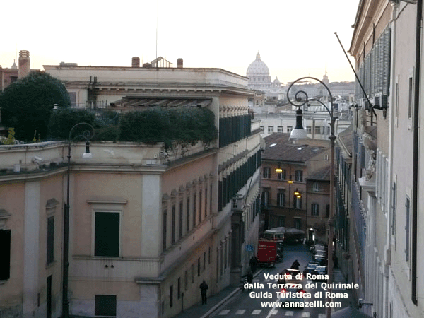 panorama di roma dalla terrazza del quirinale vedute di roma