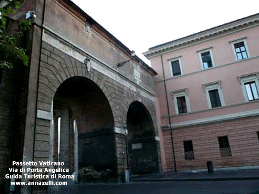 passetto vaticano a via di porta angelica roma