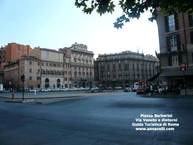piazza barberini via veneto e dintorni roma