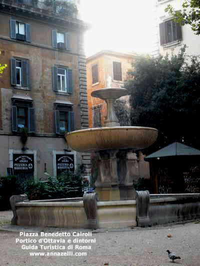 piazza benedetto cairoli zona portico d'ottavia (roma)