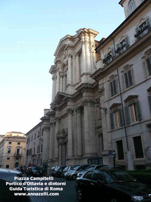 piazza campitelli zona portico d'ottavia (roma)
