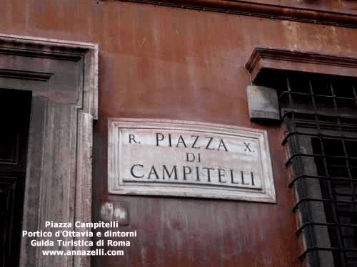 piazza campitelli zona portico d'ottavia roma