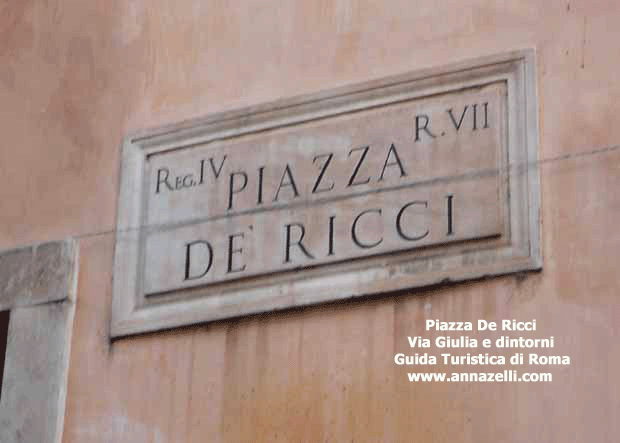 piazza de ricci via giulia e dintorni roma