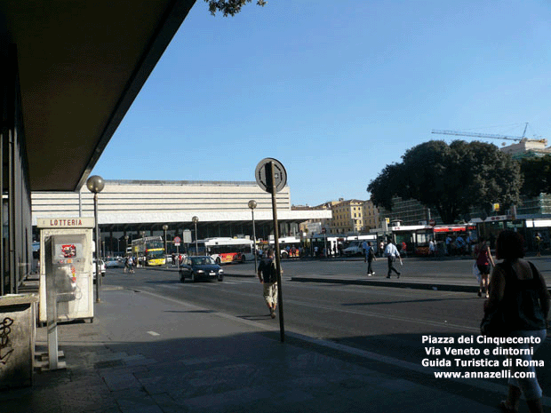piazza dei cinquecento via veneto e dintorni roma