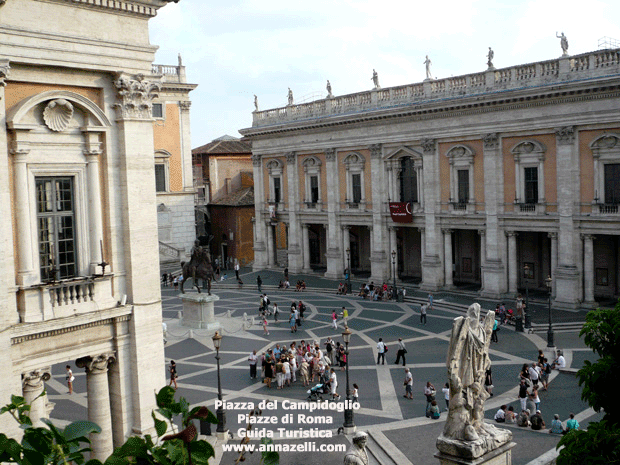 piazza del campidoglio piazze di roma