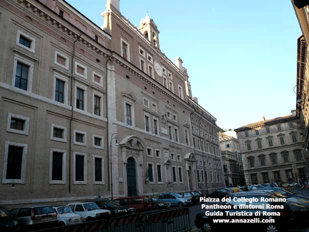 piazza del collegio romano pantheon e dintorni roma