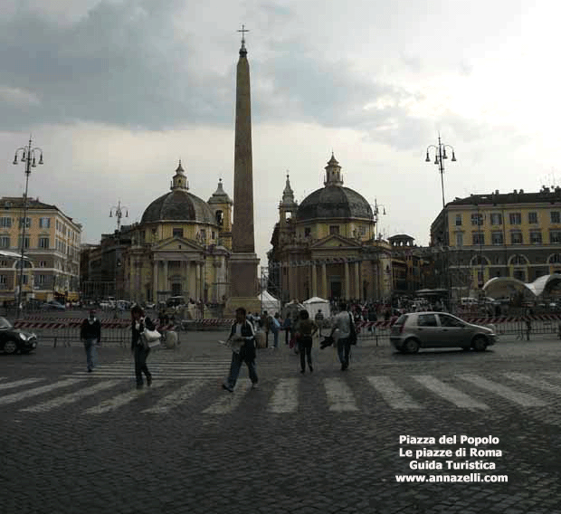 piazza del popolo piazze di roma