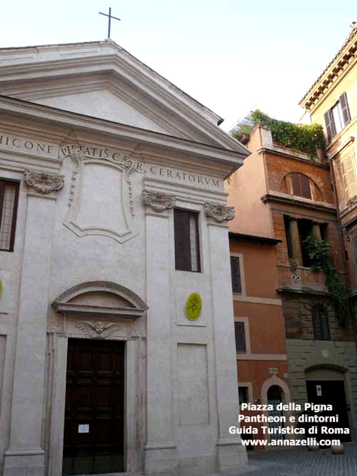 piazza della pigna pantheon e dintorni roma