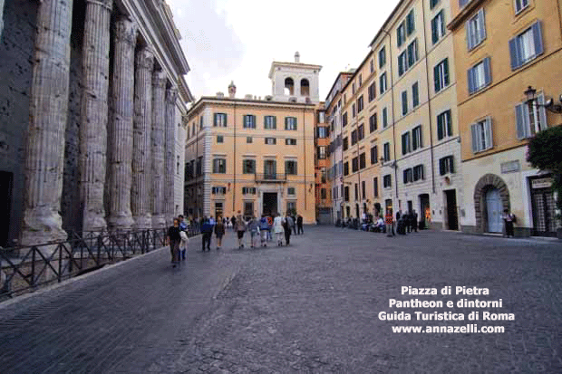 piazza di pietra pantheon e dintorni roma