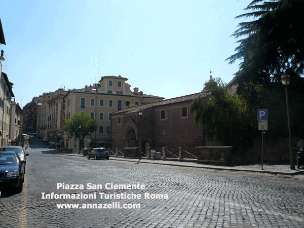 piazza san clemente,roma