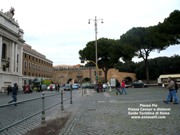 piazza pia piazza cavour e dintorni roma
