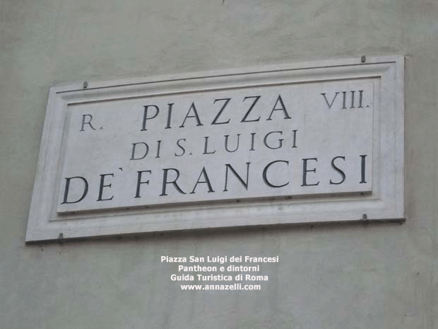 piazza san luigi dei francesi pantheon e dintorni roma