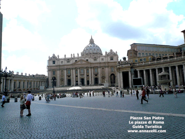 piazza san pietro piazze di roma