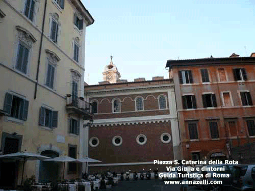 piazza santa caterina della rota via giulia e dintorni roma