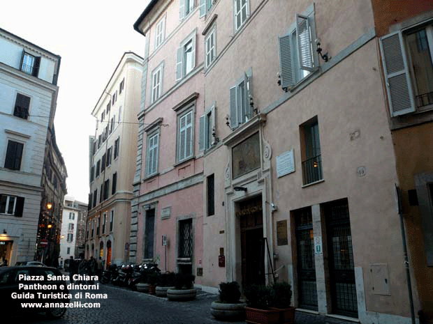piazza santa chiara pantheon e dintorni roma