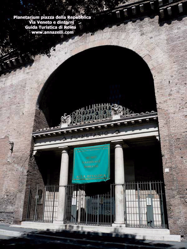 planetario piazza della repubblica via veneto e dintorni roma