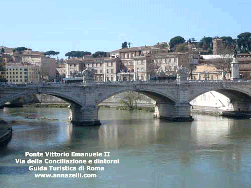 ponte vittorio emanuele II via della conciliazione e dintorni roma