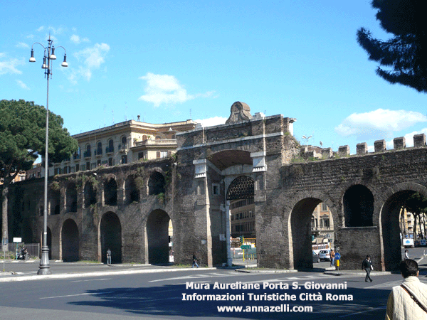 porta san giovanni mura aureliane