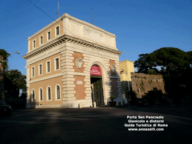 porta san pancrazio gianicolo e dintorni roma