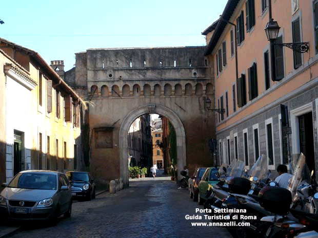 porta settimiana gianicolo e dintorni roma