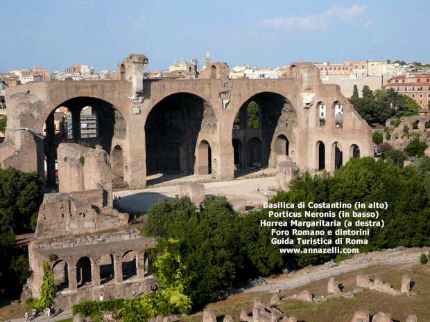 porticus neronis foro romano e dintorni roma