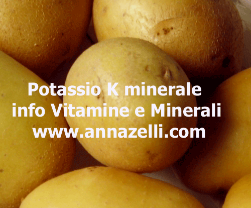 POTASSIO K MINERALE, ERBORISTERIA